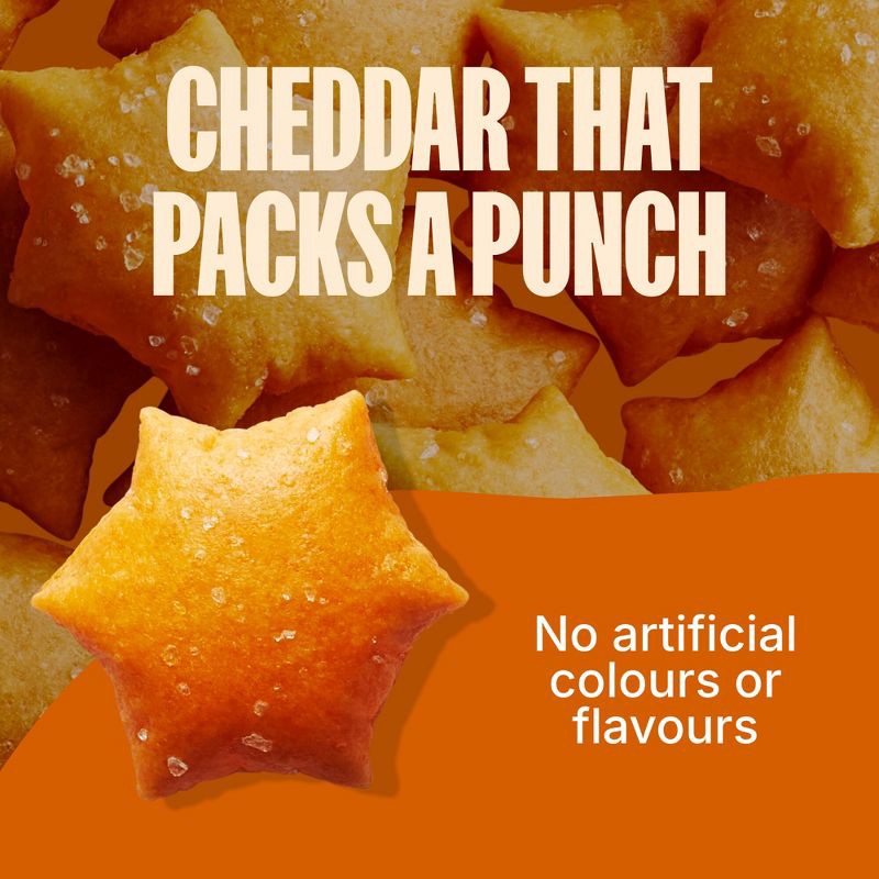 slide 9 of 9, MadeGood Star Puffed Cheddar Crackers Traypack - 8.4oz/12ct, 12 ct; 8.4 oz