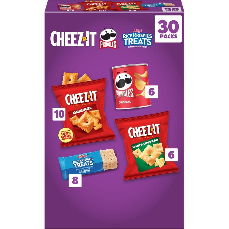 slide 1 of 6, Kellogg's Snacks Kellogg's Mega Variety Pack - 30.1oz/30ct, 30.1 oz, 30 ct