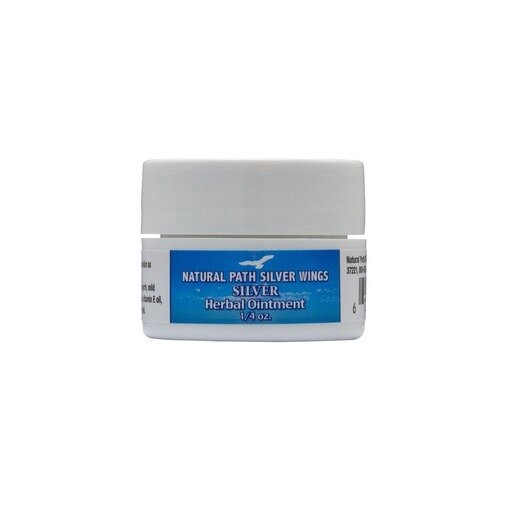 slide 1 of 1, Natural Path / Silver Wings Silver Herbal Ointment 250 Pp, 1/4 oz