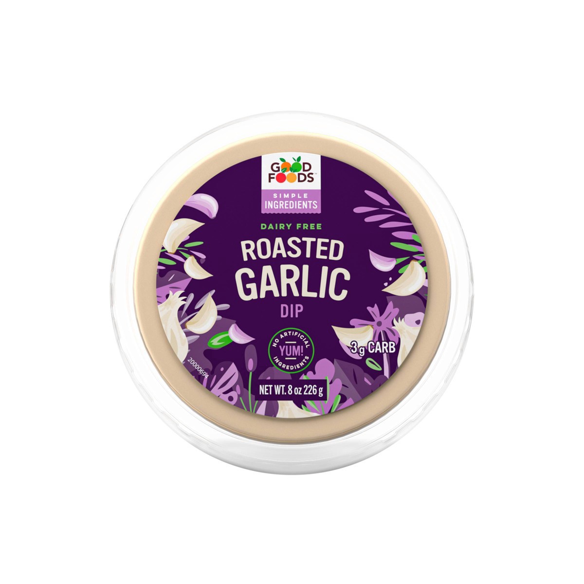 Good Foods Plant Based Roasted Garlic Dip 8oz 8 oz Shipt