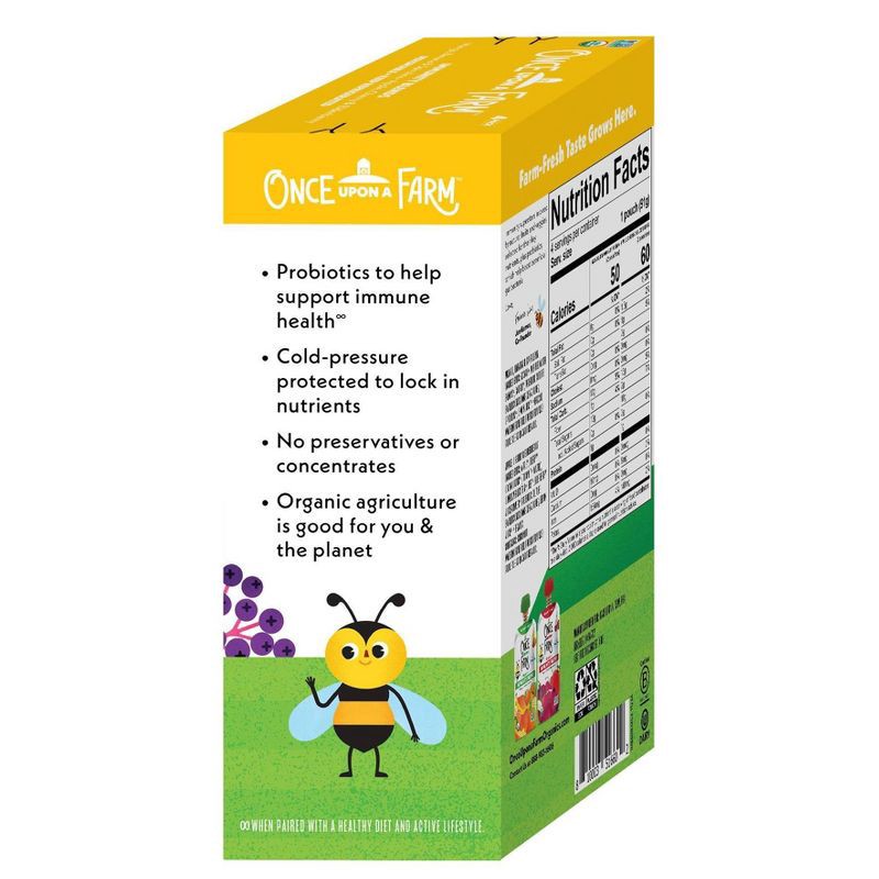 slide 4 of 6, Once Upon A Farm Immunity Blend Variety Pack - 12.8oz/4ct, 4 ct; 12.8 oz