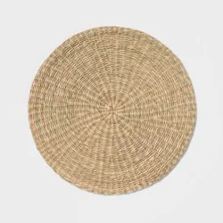 15" Round Woven Seagrass Charger Natural - Threshold™