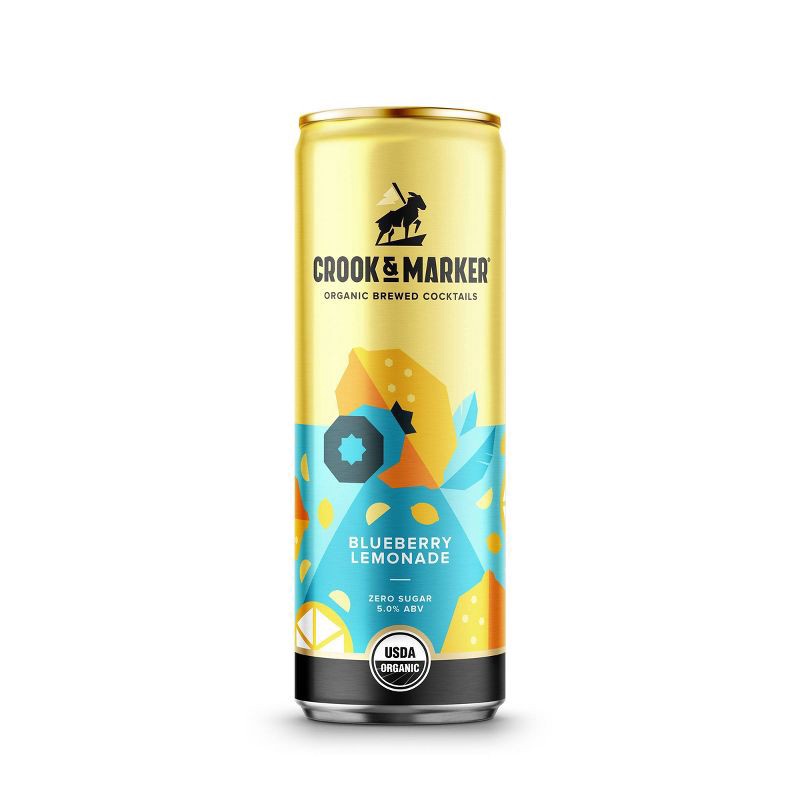 slide 5 of 9, Crook & Marker Tea & Lemonade Variety Pack - 8pk/ 11.5 fl oz Cans, 8 ct, 11.5 fl oz