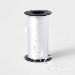 3/16" Christmas Curl Ribbon 1050' White - Wondershop™