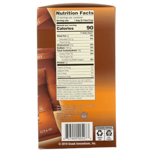 slide 9 of 9, Drizzilicious S'mores Mini Rice Cake Bites Multipack - 7.4 oz, 7.4 oz