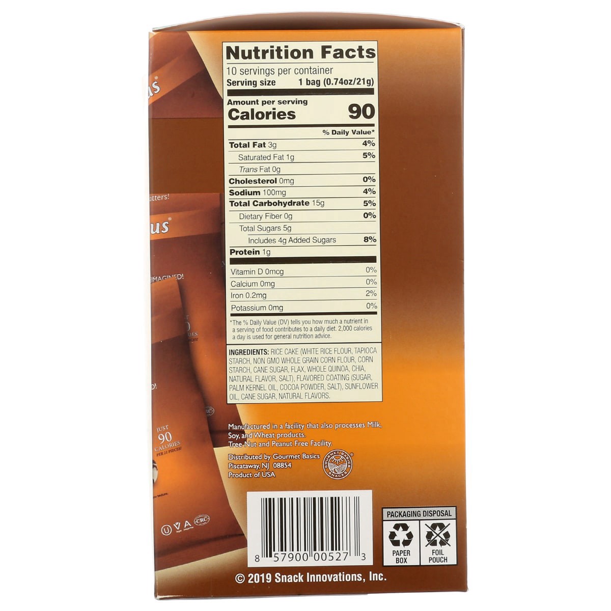 slide 8 of 9, Drizzilicious S'mores Mini Rice Cake Bites Multipack - 7.4 oz, 7.4 oz