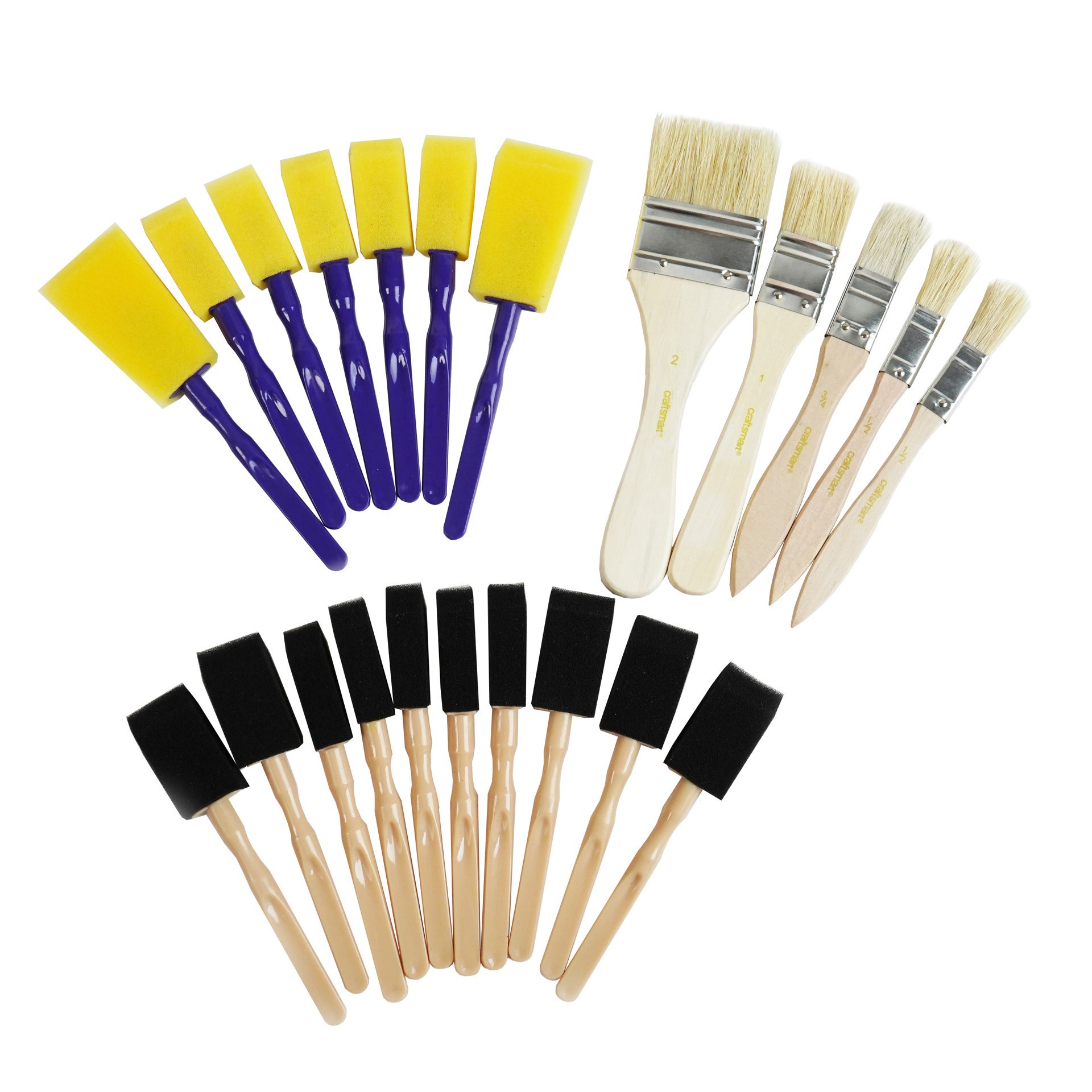 slide 3 of 4, Multi-Purpose 75 Piece Brush Set By Craft Smart, 75 ct