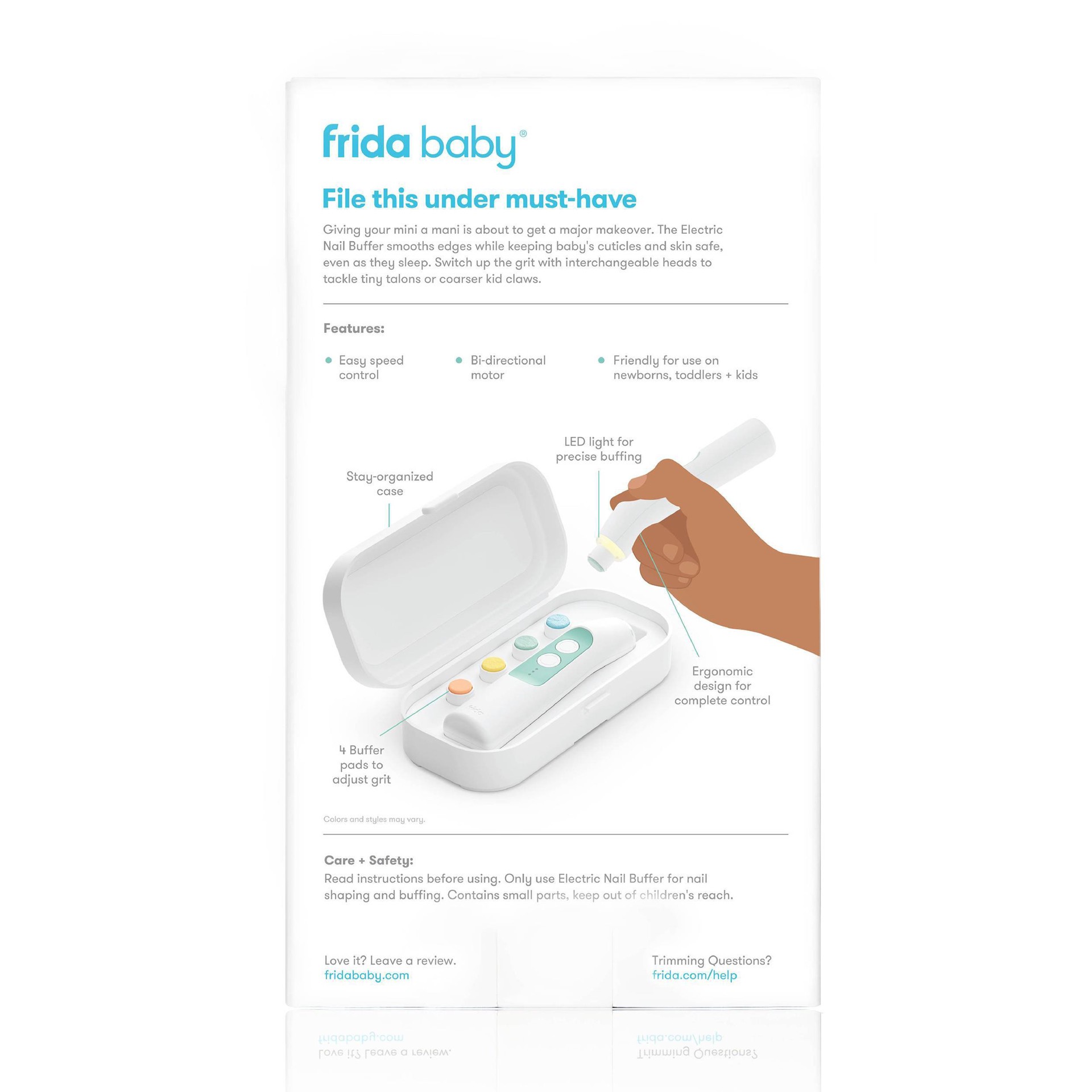 slide 3 of 3, Fridababy Electric Nail Buffer 1 ea, 1 ct