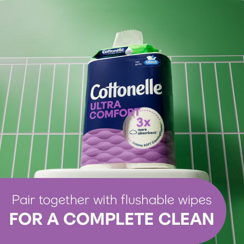 slide 7 of 8, Cottonelle Ultra Comfort Toilet Paper - 6 Mega Rolls, 1 ct