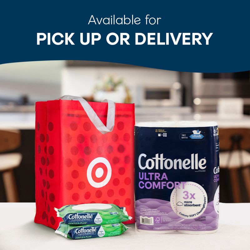 slide 8 of 8, Cottonelle Ultra Comfort Toilet Paper - 6 Mega Rolls, 1 ct