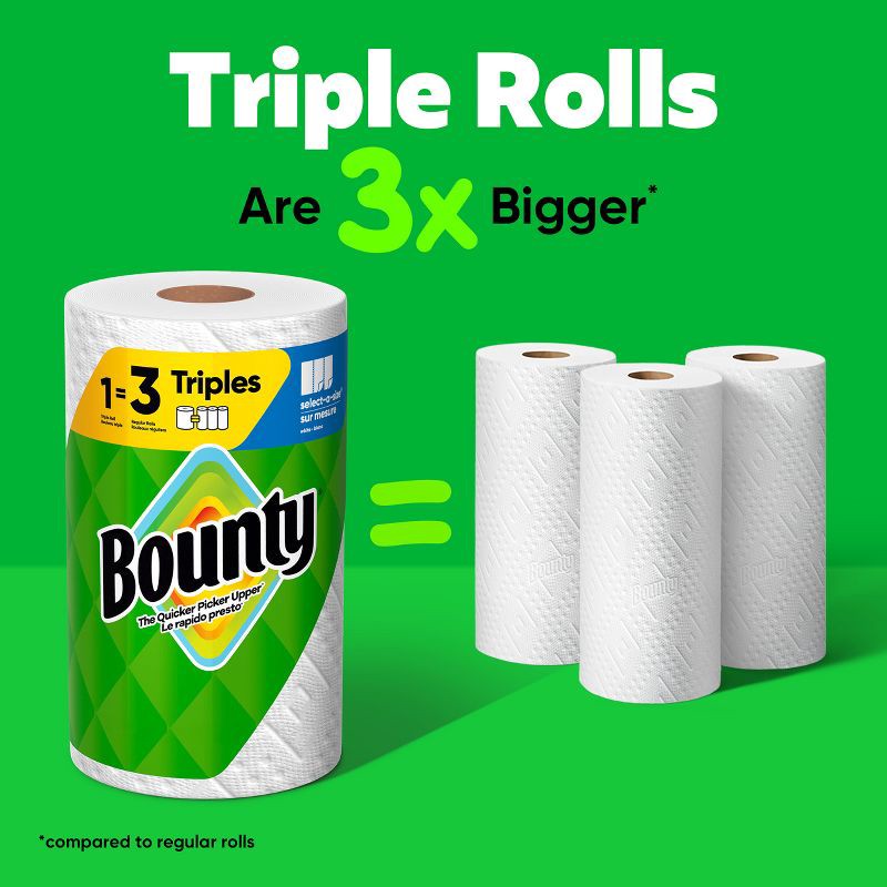 slide 3 of 15, Bounty Full Sheet Paper Towels - 4 Triple Rolls, 1 ct