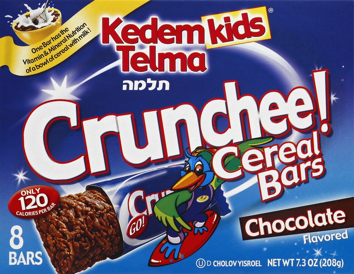 slide 4 of 5, Kedem Crunchee! Cereal Bars 8 ea, 8 ct
