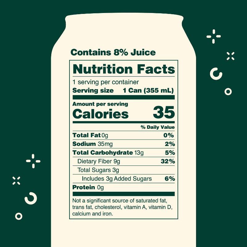 slide 3 of 7, OLIPOP Tropical Punch Prebiotic Soda - 12 fl oz Can, 12 fl oz