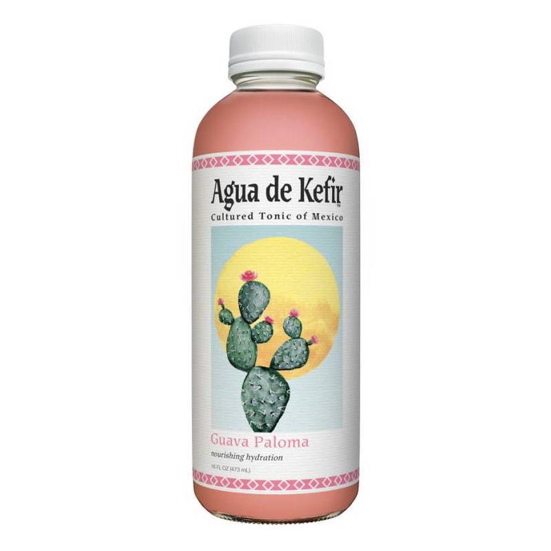 slide 1 of 3, GT's Guava Paloma Agua de Kefir - 16 fl oz, 16 fl oz