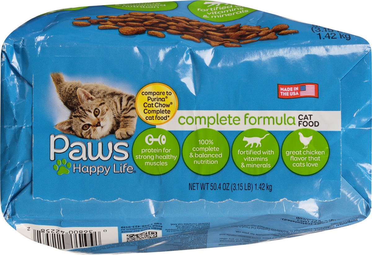 slide 4 of 9, Paws Happy Life Complete Formula Cat Food 50.4 oz, 3.15 lb