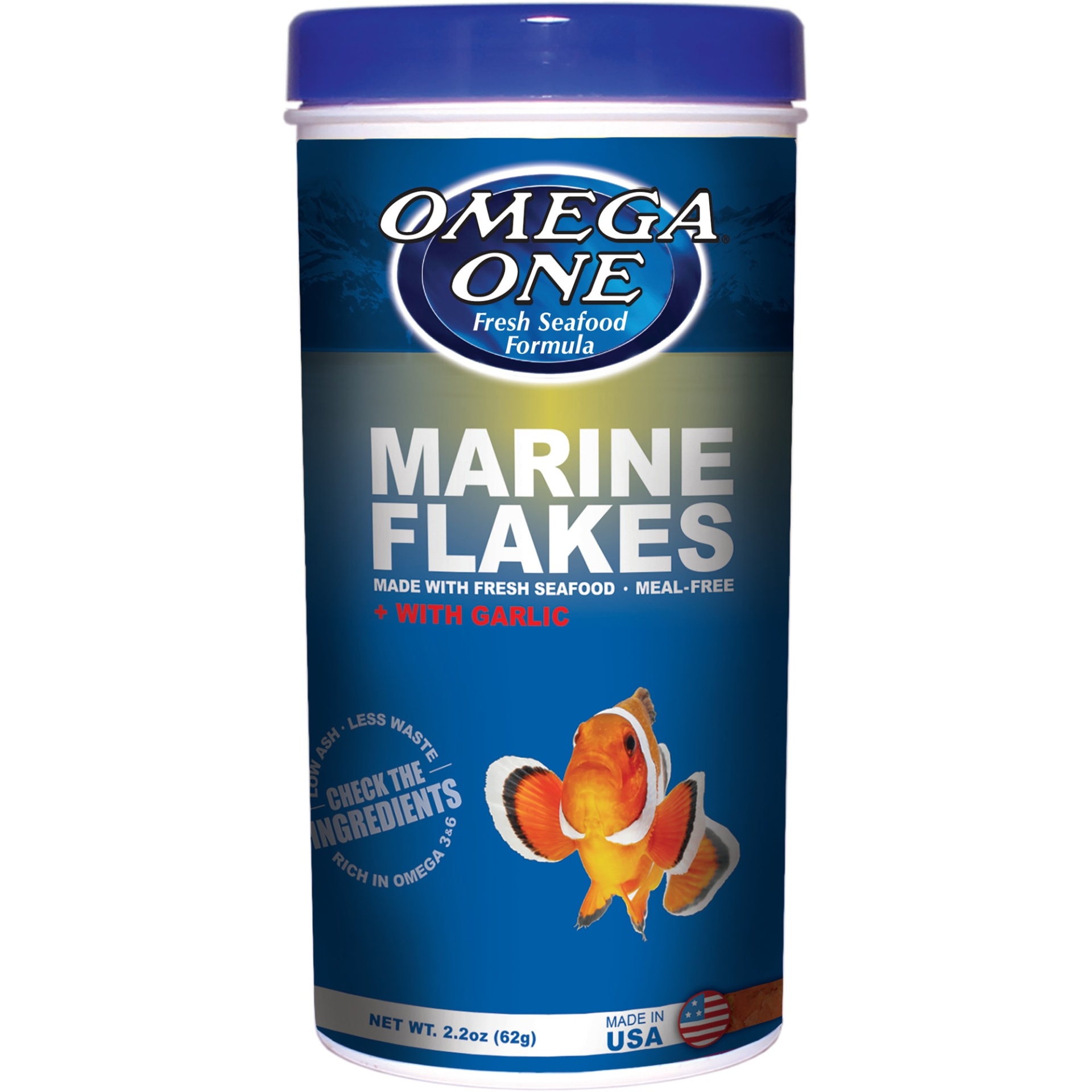 slide 1 of 1, Omega One Garlic Marine Flakes, 2.2 oz