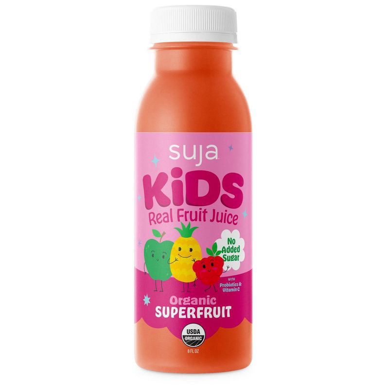 slide 1 of 4, Suja Organic Kids' Super Fruit Splash Cold-Pressed Fruit Juice Drink - 8 fl oz, 8 fl oz