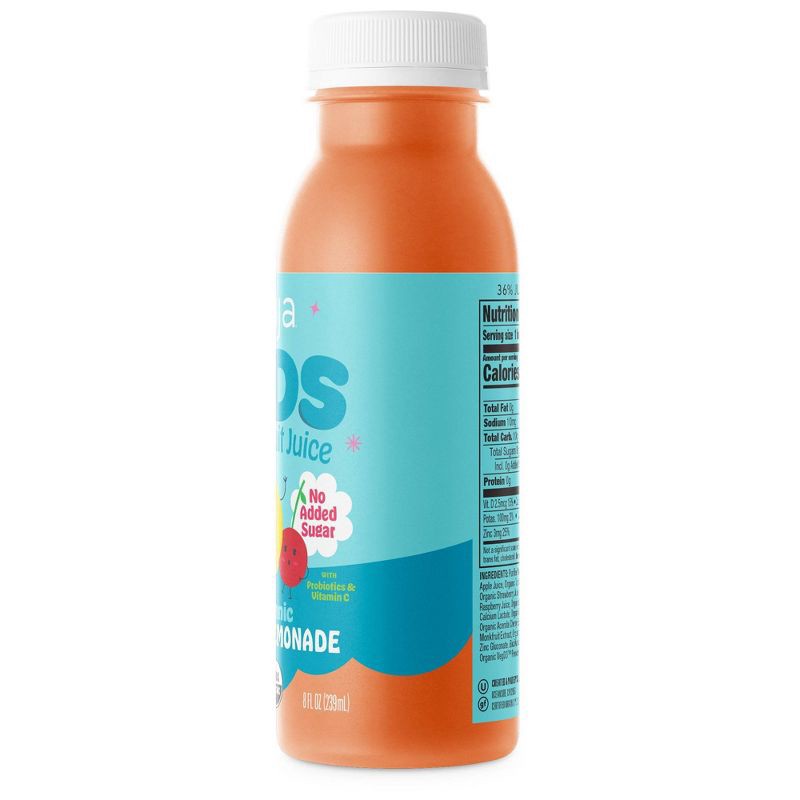 slide 2 of 4, Suja Organic Kids' Wild Berry Lemonade Cold-Pressed Fruit Juice Drink - 8 fl oz, 8 fl oz