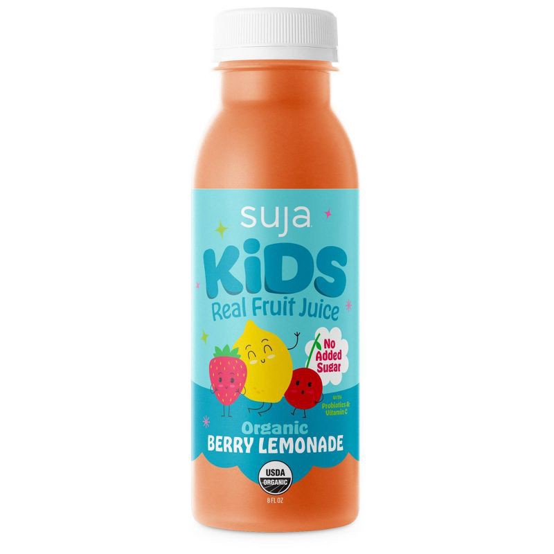 slide 1 of 4, Suja Organic Kids' Wild Berry Lemonade Cold-Pressed Fruit Juice Drink - 8 fl oz, 8 fl oz