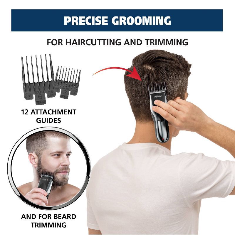 slide 6 of 6, Wahl Cordless Haircut & Beard Power to Cut and Trim Facial Hair with Precision, 1 ct