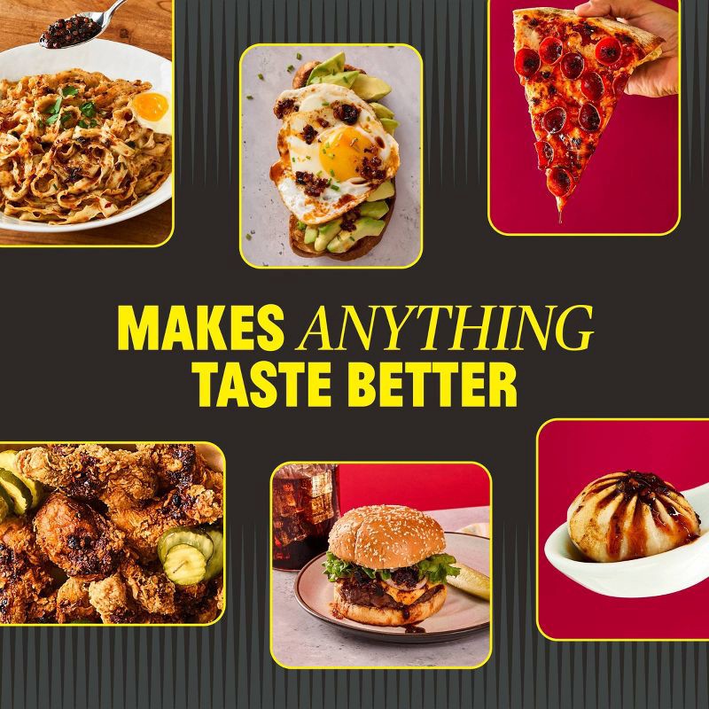 slide 8 of 8, Fly By Jing Xtra Spicy Sichuan Chili Crisp Extra Hot Vegan Crispy Hot Sauce - 6oz, 6 oz