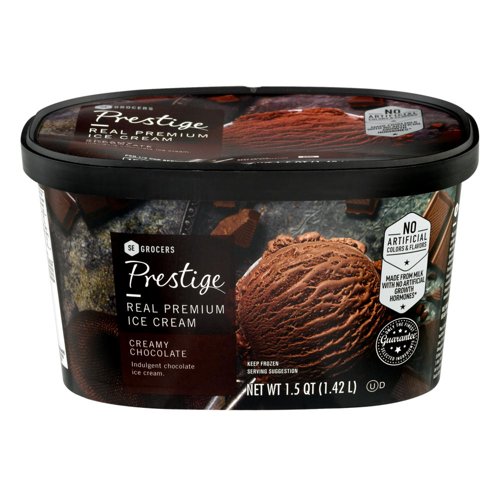 Prestige Real Premium Ice Cream Creamy Chocolate 48 oz | Shipt