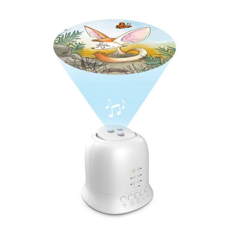 slide 2 of 10, HoMedics Baby Sound Machine and Sleep Soother with Projection Night Light and 6 Soothing Sounds., 1 ct