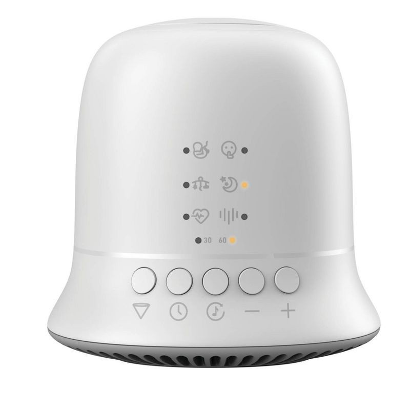 slide 5 of 10, HoMedics Baby Sound Machine and Sleep Soother with Projection Night Light and 6 Soothing Sounds., 1 ct