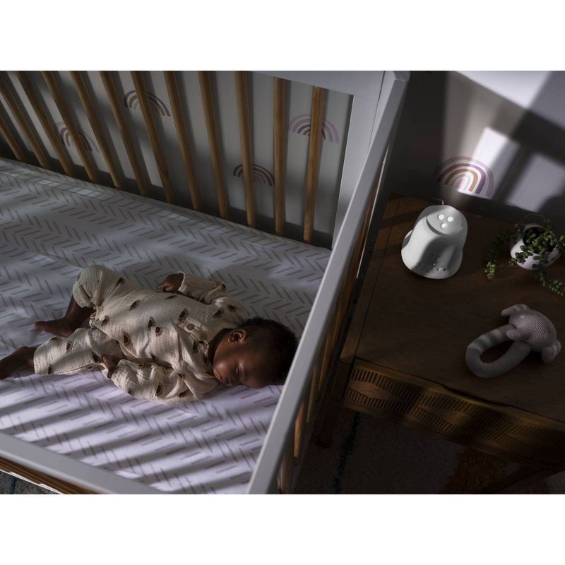 slide 4 of 10, HoMedics Baby Sound Machine and Sleep Soother with Projection Night Light and 6 Soothing Sounds., 1 ct