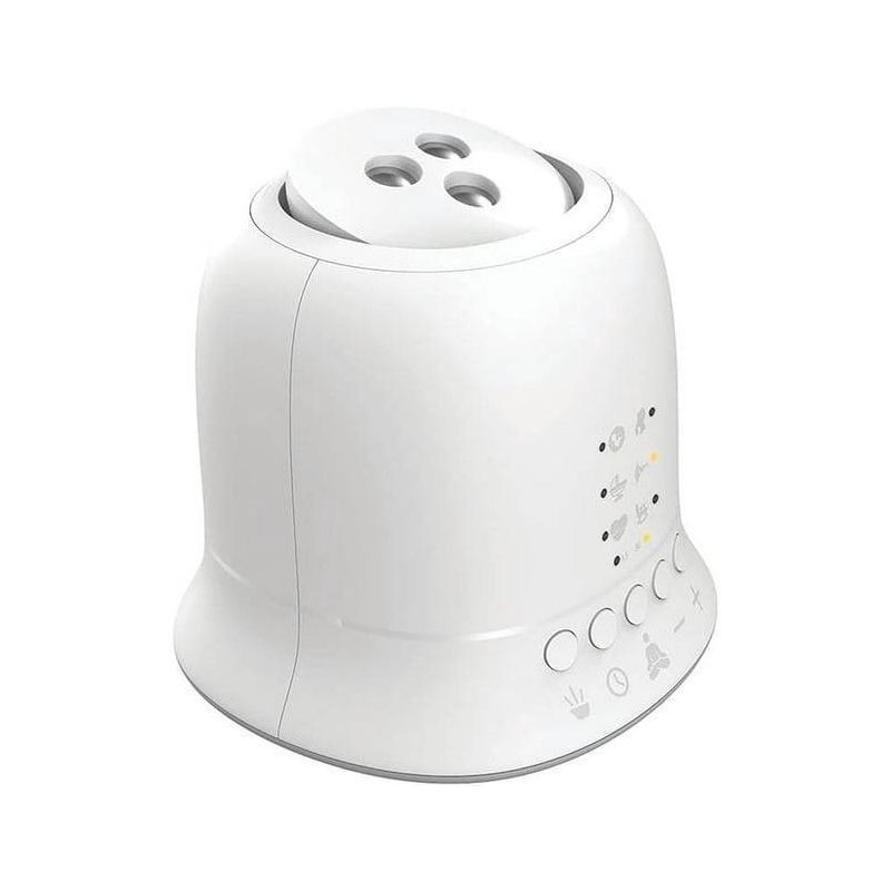 slide 1 of 10, HoMedics Baby Sound Machine and Sleep Soother with Projection Night Light and 6 Soothing Sounds., 1 ct