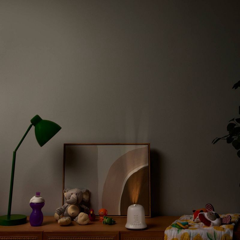 slide 8 of 10, HoMedics Baby Sound Machine and Sleep Soother with Projection Night Light and 6 Soothing Sounds., 1 ct