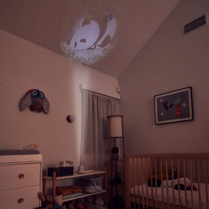 slide 10 of 10, HoMedics Baby Sound Machine and Sleep Soother with Projection Night Light and 6 Soothing Sounds., 1 ct