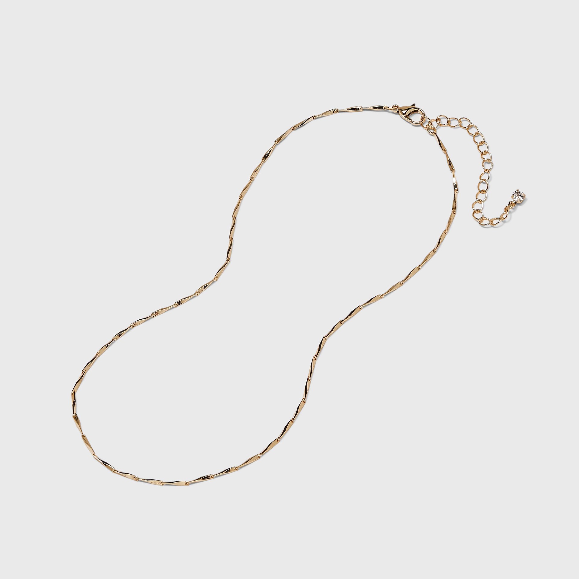 slide 3 of 4, Twisted Bar Chain Necklace - A New Day Gold, 1 ct