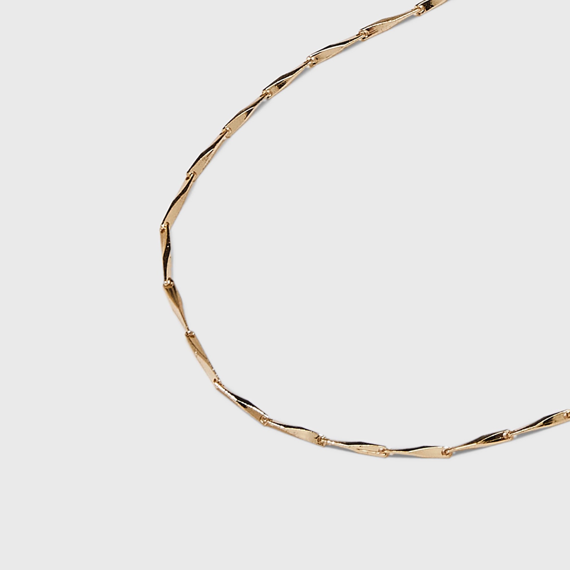 slide 4 of 4, Twisted Bar Chain Necklace - A New Day Gold, 1 ct
