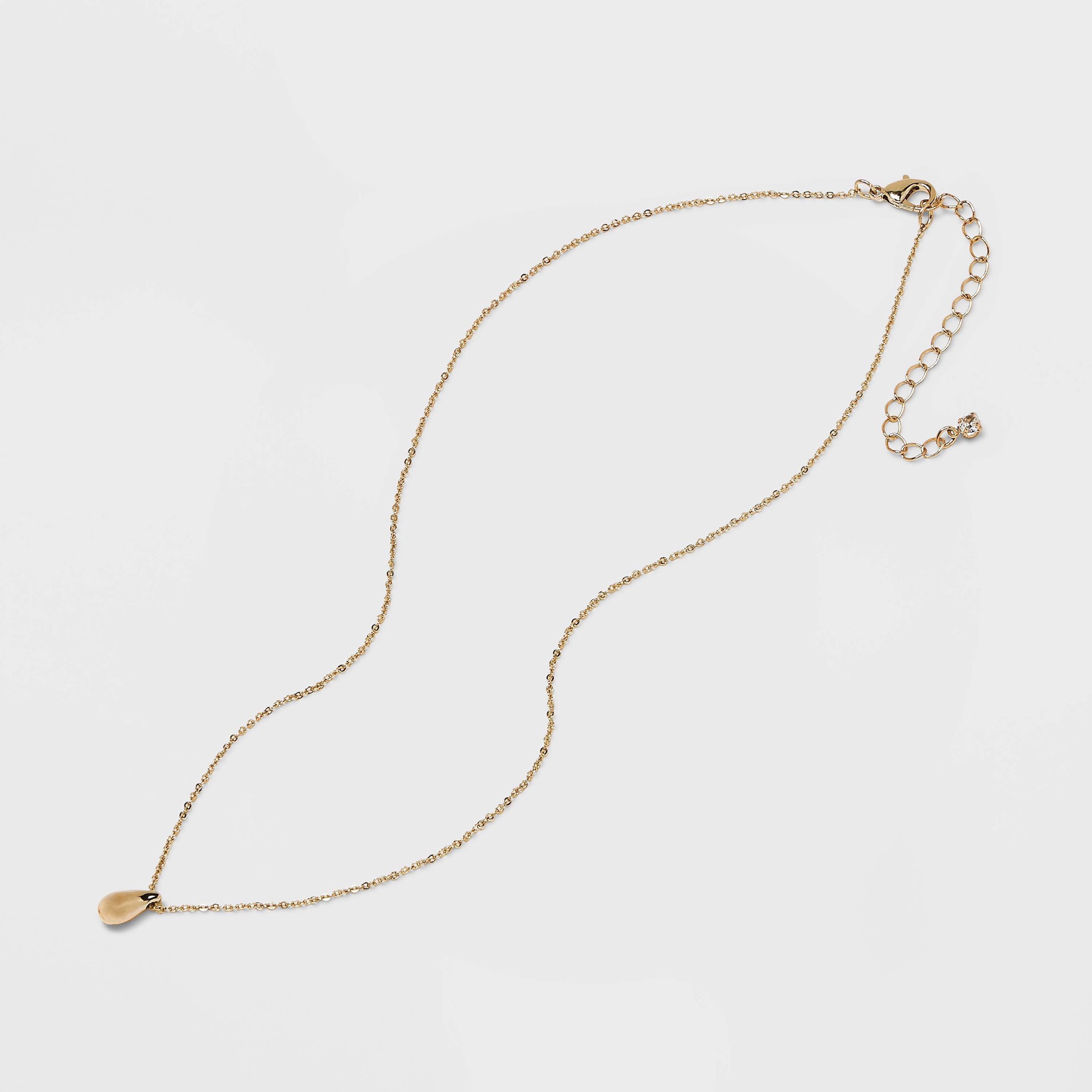 slide 3 of 4, Teardrop Pendant Necklace - A New Day Gold, 1 ct