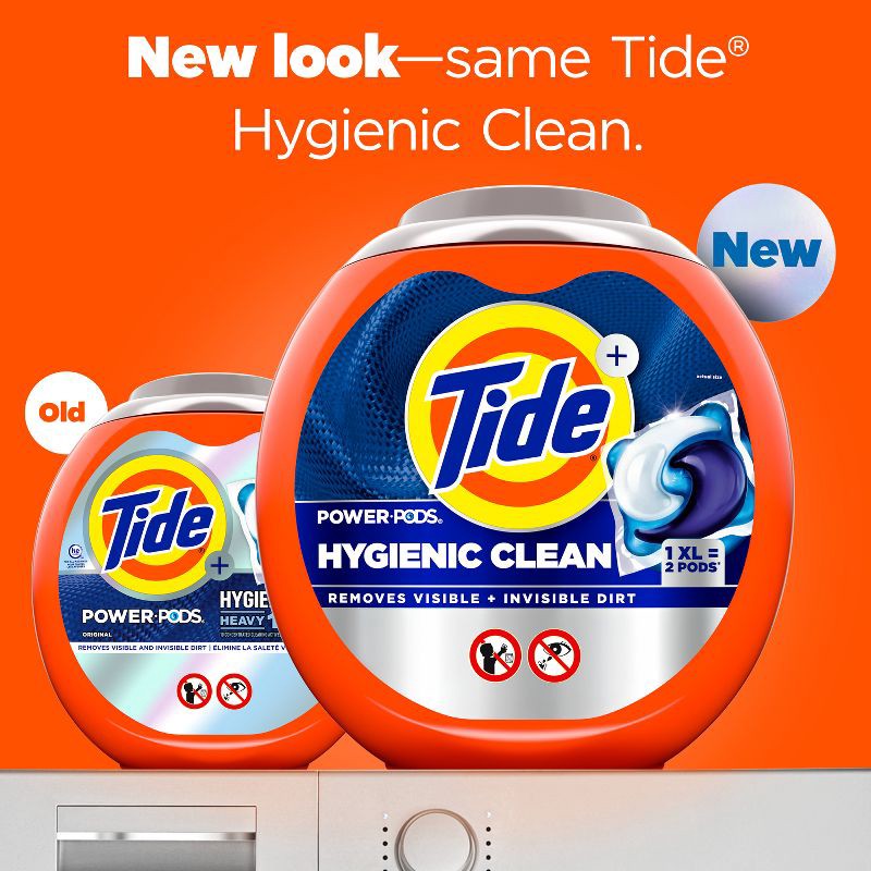 slide 2 of 11, Tide Original Hygienic Clean HE Deep Cleaning Concentrated Laundry Detergent Power Pods 45 Pacs - 66oz, 66 oz