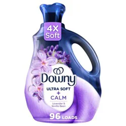 Downy Ultra Soft + Calm Lavender & Vanilla Bean Liquid Fabric Softener - 64 fl oz