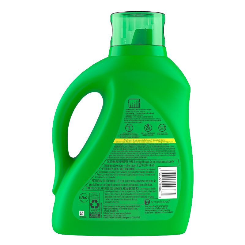 slide 13 of 13, Gain Original HE Concentrated Liquid Laundry Detergent 61 Loads - 88 fl oz, 88 fl oz