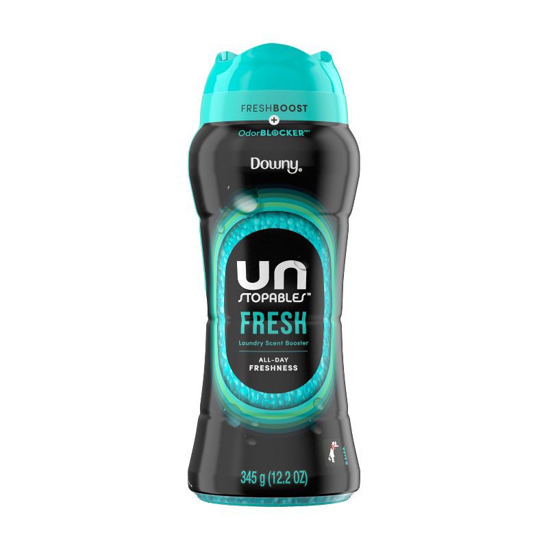 slide 12 of 13, Downy Fresh Scent Unstopables In-Wash Laundry Scent Booster Beads - 12.2oz, 12.2 oz