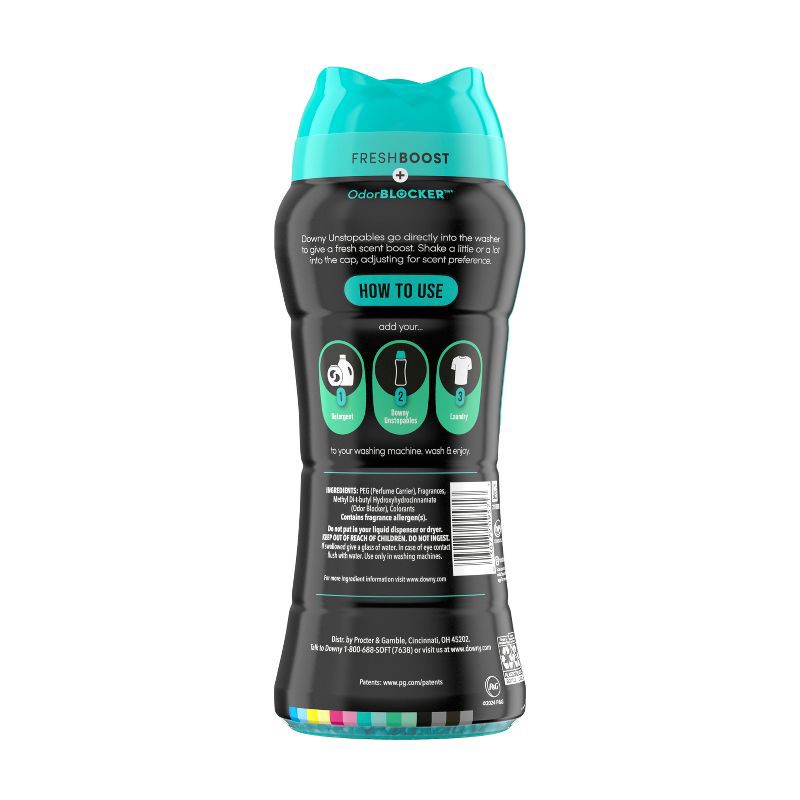 slide 13 of 13, Downy Fresh Scent Unstopables In-Wash Laundry Scent Booster Beads - 12.2oz, 12.2 oz