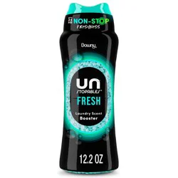 Downy Fresh Scent Unstopables In-Wash Laundry Scent Booster Beads - 12.2oz: Bleach-Free, High Efficiency, Spill-Resistant Lid