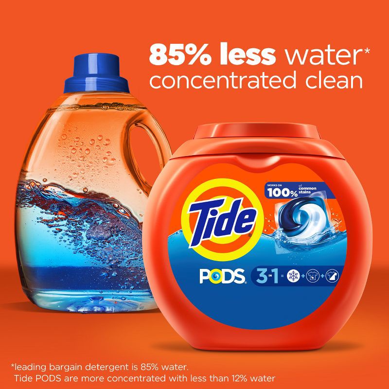 slide 8 of 13, Tide Original HE Laundry Detergent Pods 76 Pacs - 57oz, 57 oz