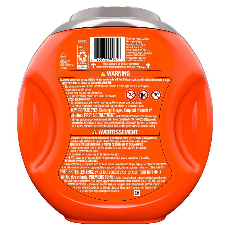 slide 9 of 9, Tide Ultra Oxi HE Deep Cleaning Concentrated Laundry Detergent Pods 57 Pacs - 51oz, 51 oz