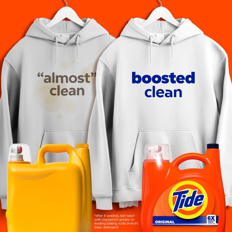 slide 2 of 15, Tide Original HE Deep Cleaning Concentrated Liquid Laundry Detergent Soap 100 Loads - 125 fl oz, 125 fl oz