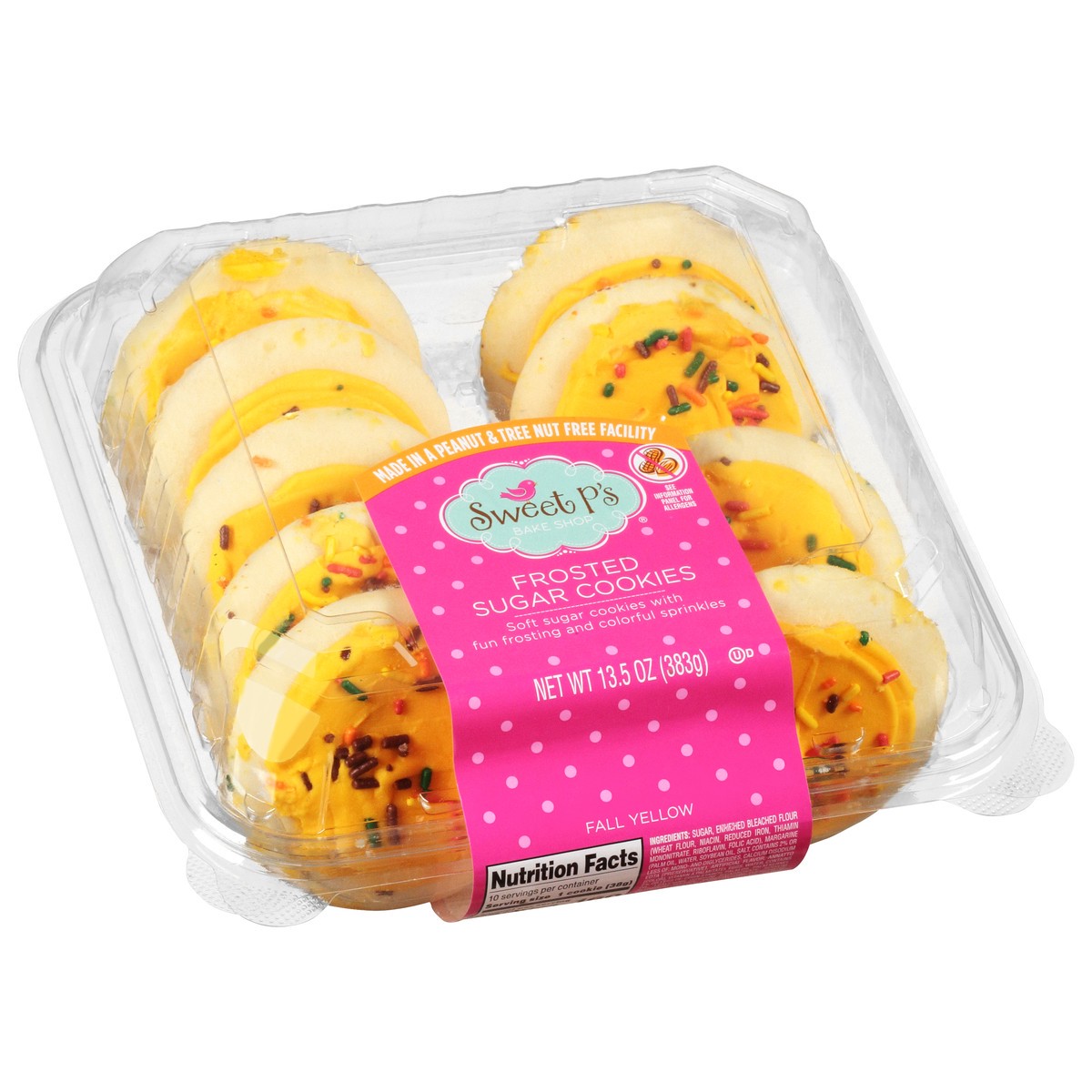 slide 4 of 11, Sweet P's Bake Shop Frosted Sugar Cookies 13.5 oz,