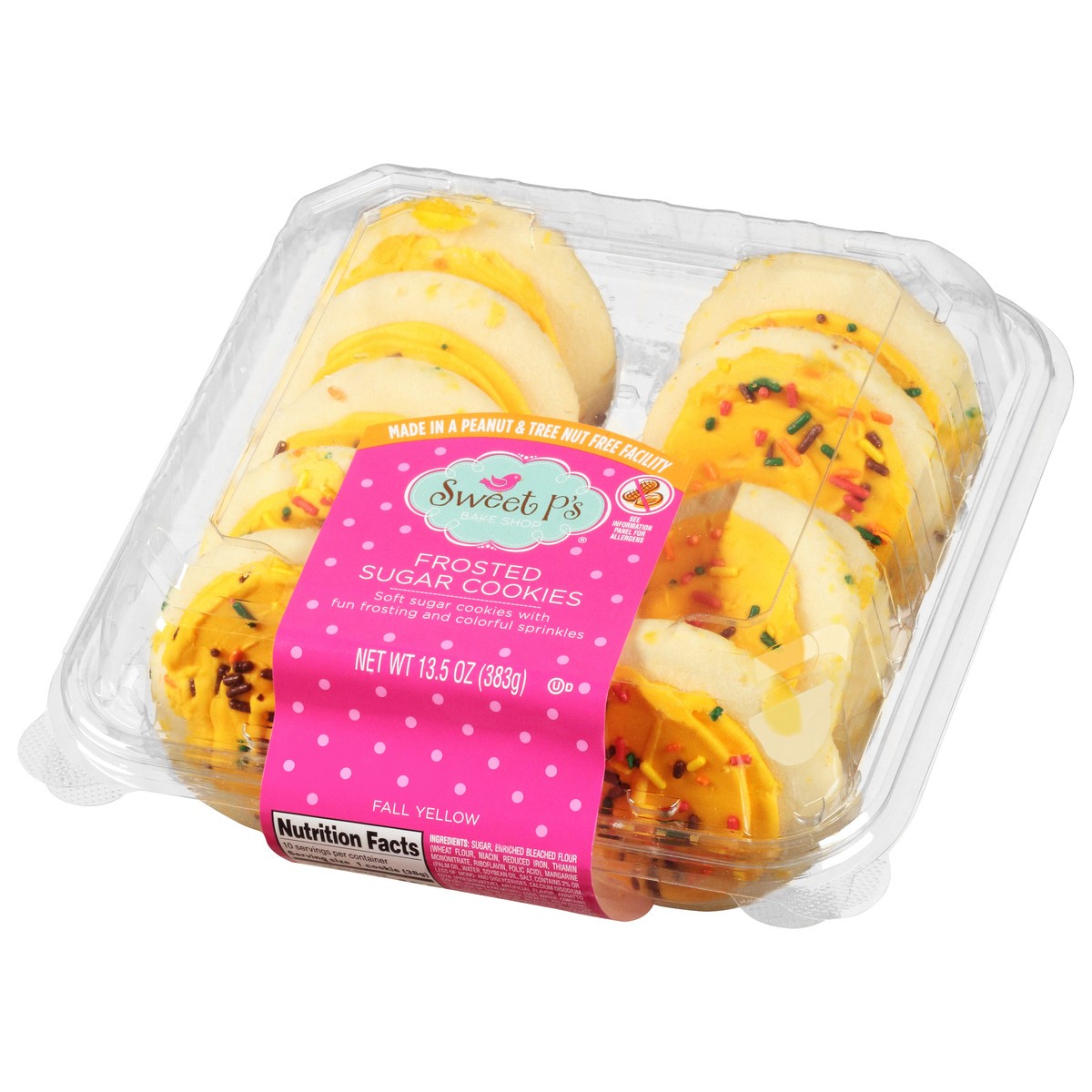 slide 3 of 11, Sweet P's Bake Shop Frosted Sugar Cookies 13.5 oz,