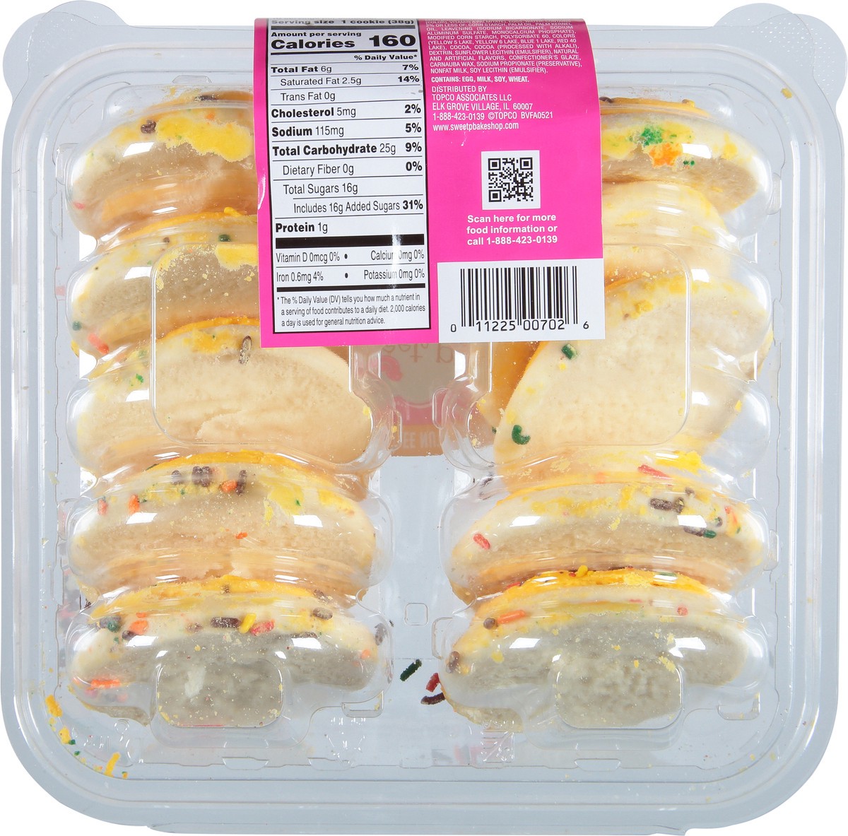 slide 5 of 11, Sweet P's Bake Shop Frosted Sugar Cookies 13.5 oz,