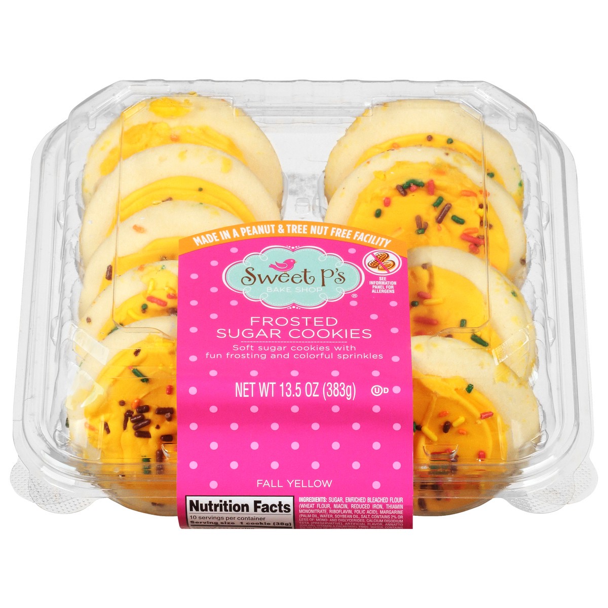 slide 6 of 11, Sweet P's Bake Shop Frosted Sugar Cookies 13.5 oz,