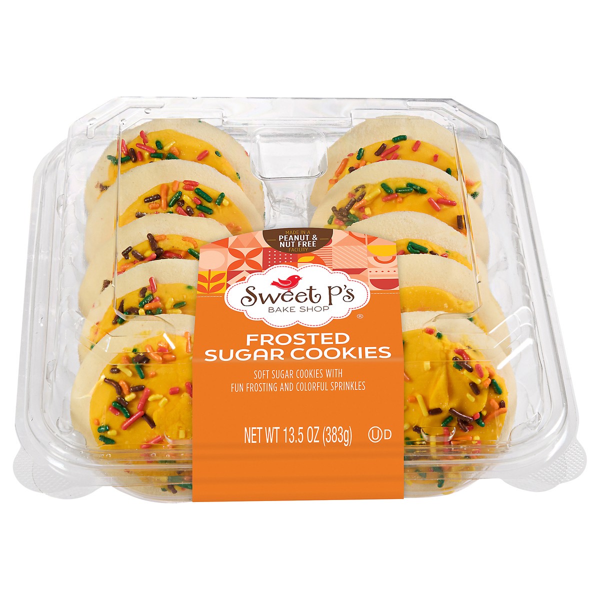 slide 1 of 11, Sweet P's Bake Shop Frosted Sugar Cookies 13.5 oz,