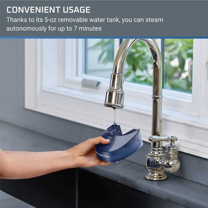 slide 5 of 9, Rowenta Xcel Steam Easy Handheld Garment Steamer for Clothes – Blue, 1 ct